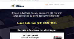 Desktop Screenshot of liguebaterias.com.br