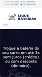 Mobile Screenshot of liguebaterias.com.br