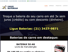 Tablet Screenshot of liguebaterias.com.br